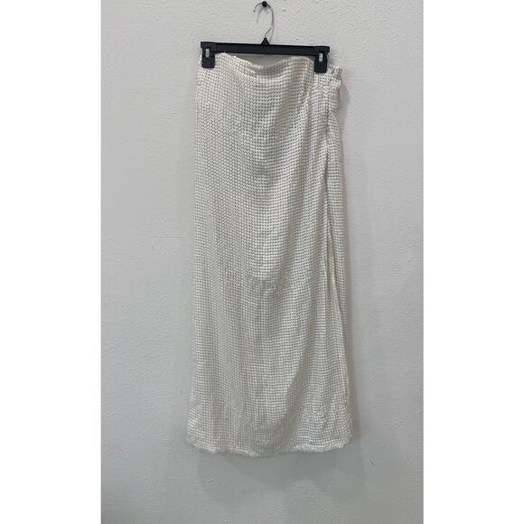 Anthropologie Forever That Girl White Sequin Midi Strapless Dress Small NWT - Picture 3 of 13